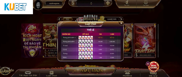 Luật chơi poker kubet